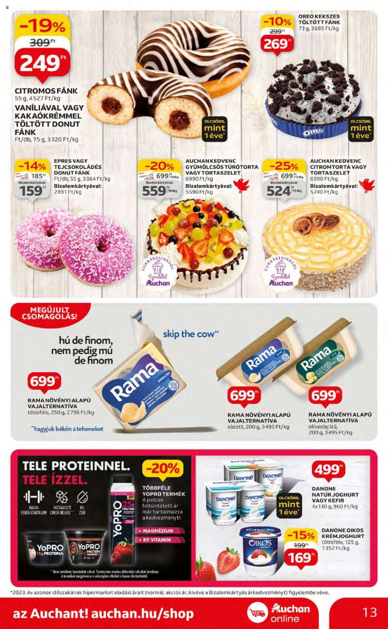 Auchan Akciós újság Auchan 13 oldal