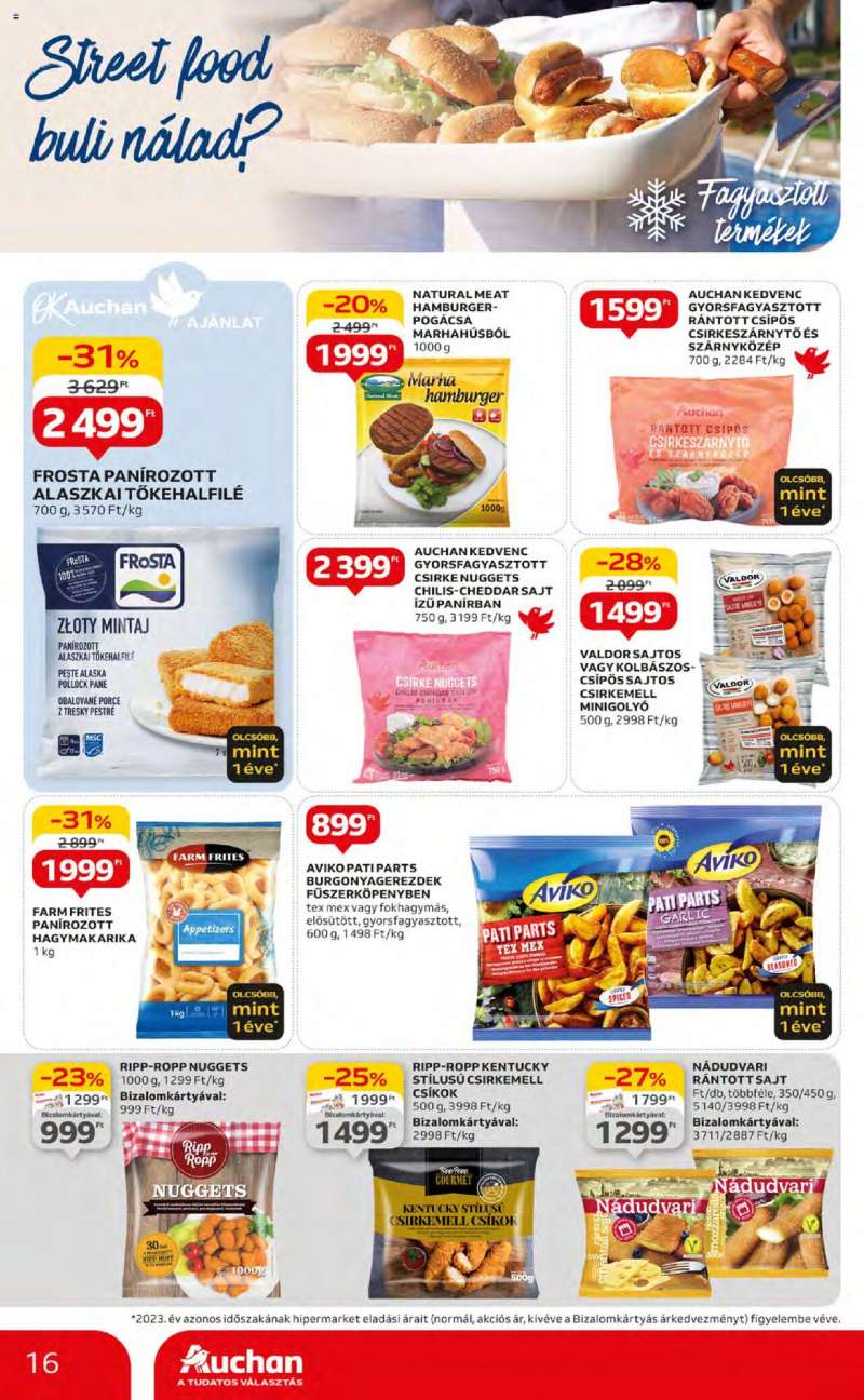 Auchan Akciós újság Auchan 16 oldal