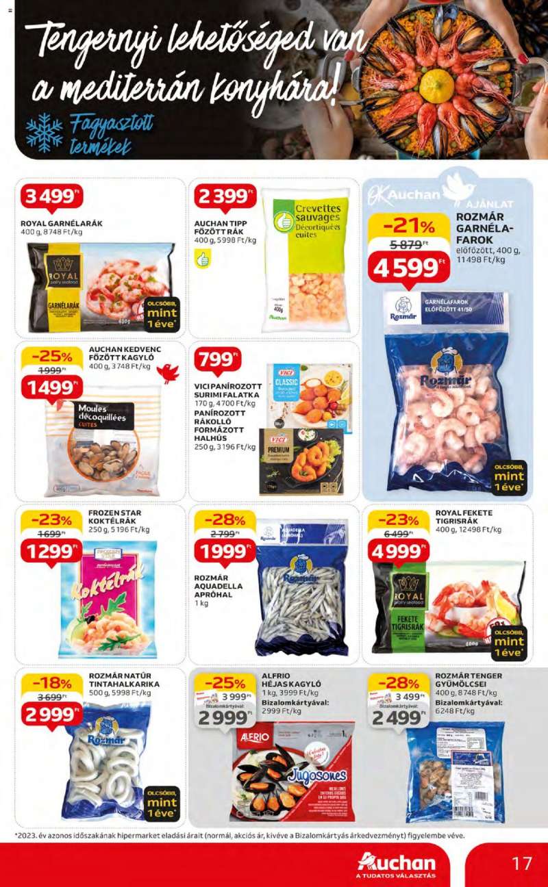 Auchan Akciós újság Auchan 17 oldal