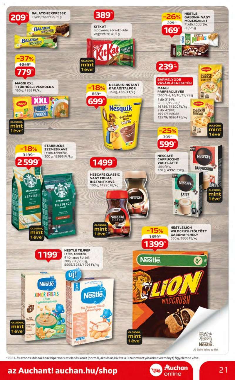 Auchan Akciós újság Auchan 21 oldal