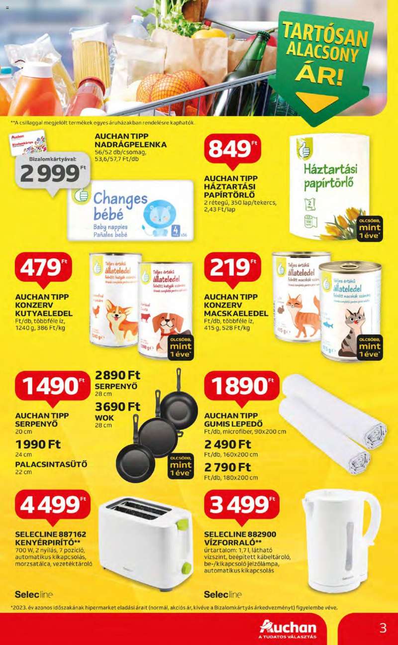 Auchan Akciós újság Auchan 3 oldal