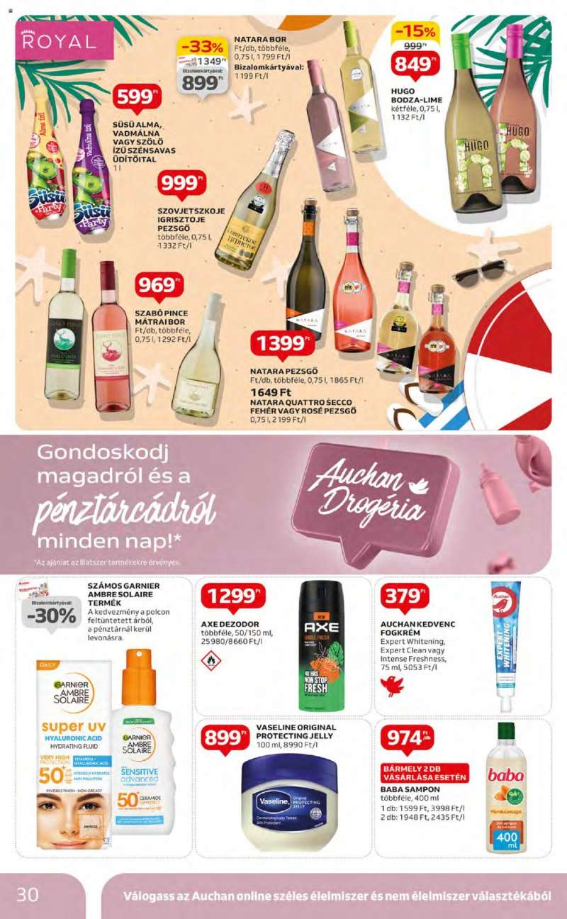 Auchan Akciós újság Auchan 30 oldal
