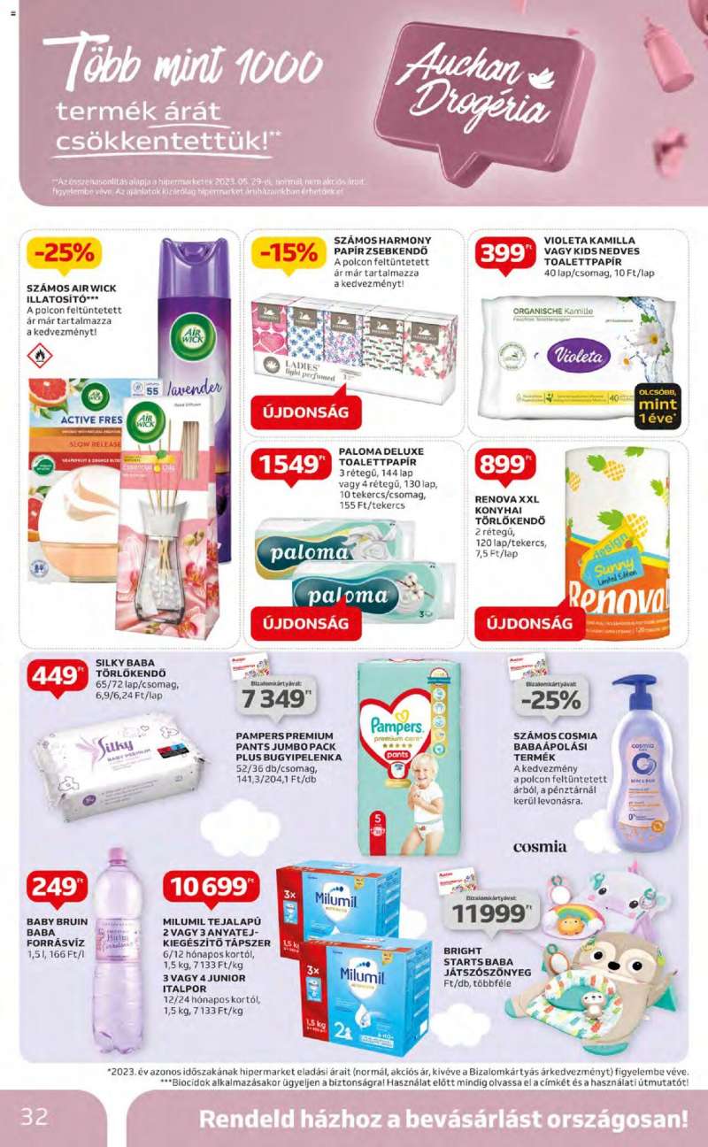 Auchan Akciós újság Auchan 32 oldal
