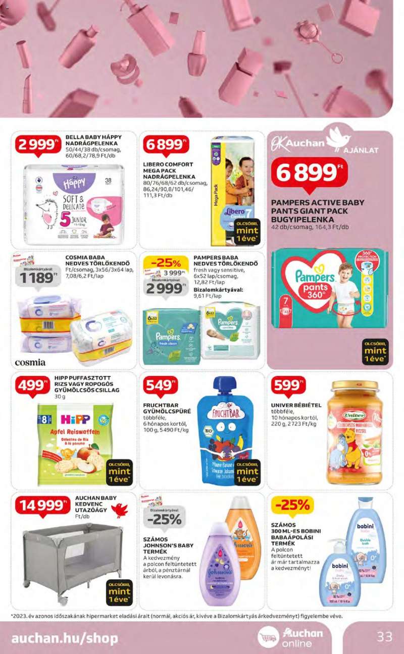 Auchan Akciós újság Auchan 33 oldal