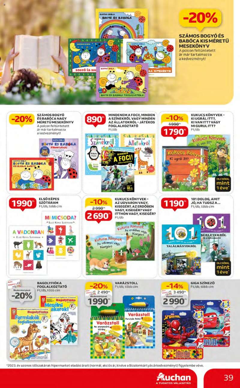 Auchan Akciós újság Auchan 39 oldal