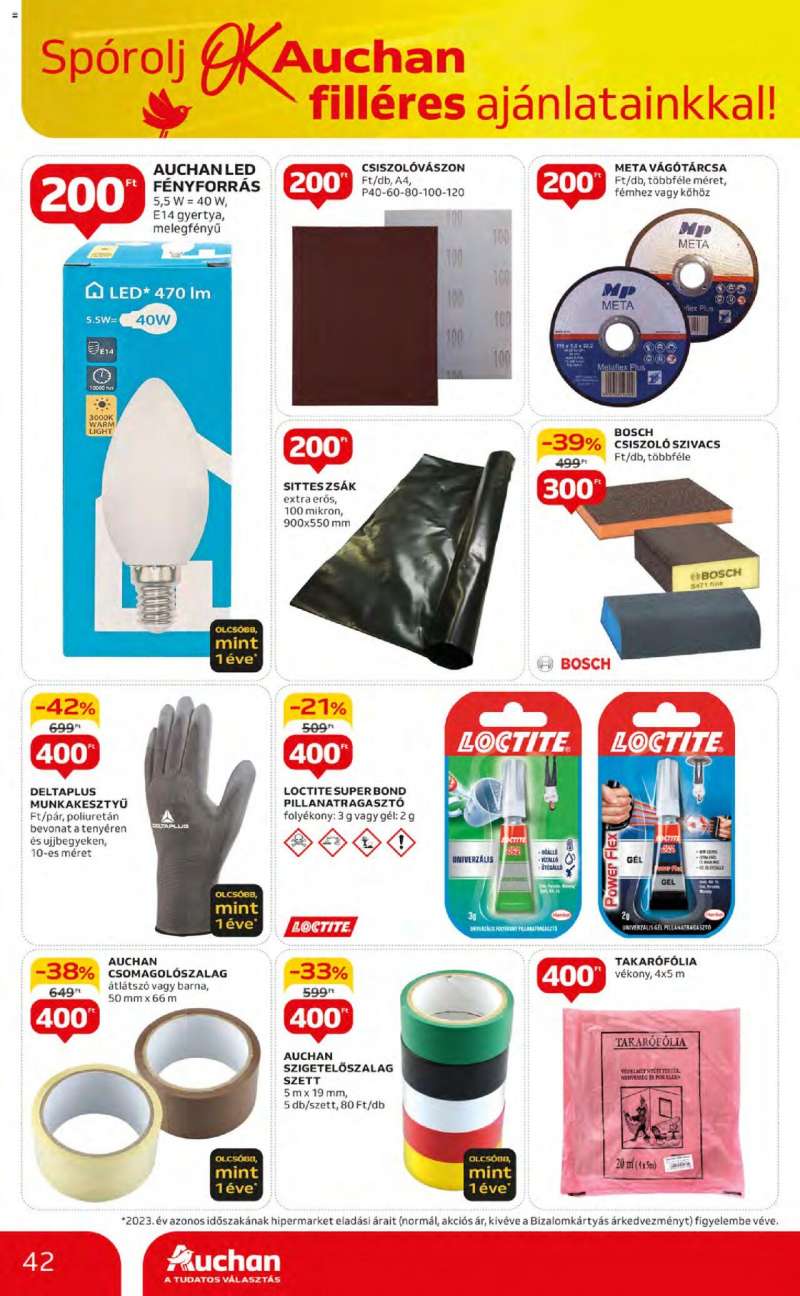 Auchan Akciós újság Auchan 42 oldal