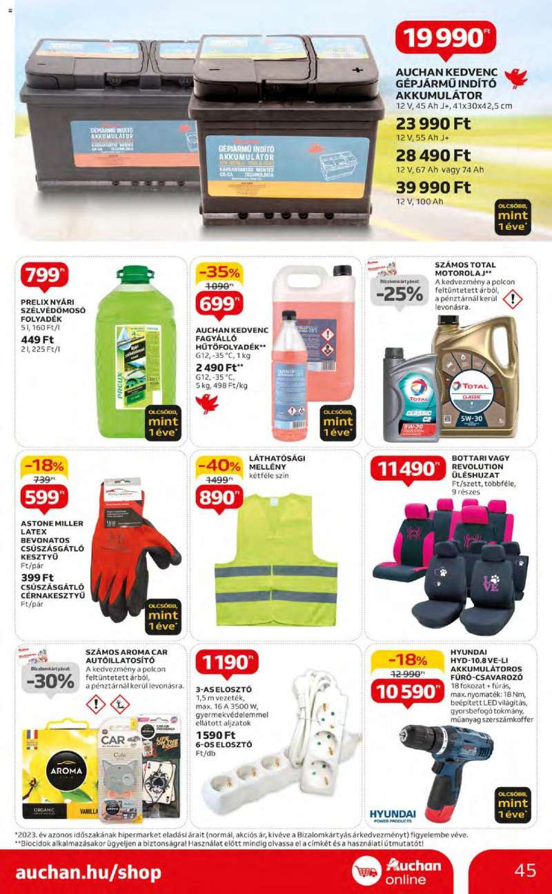 Auchan Akciós újság Auchan 45 oldal