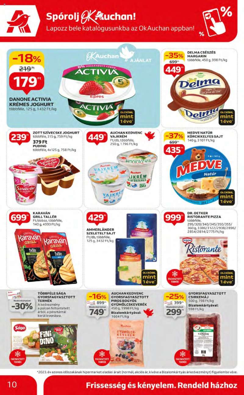 Auchan Akciós újság Auchan 10 oldal
