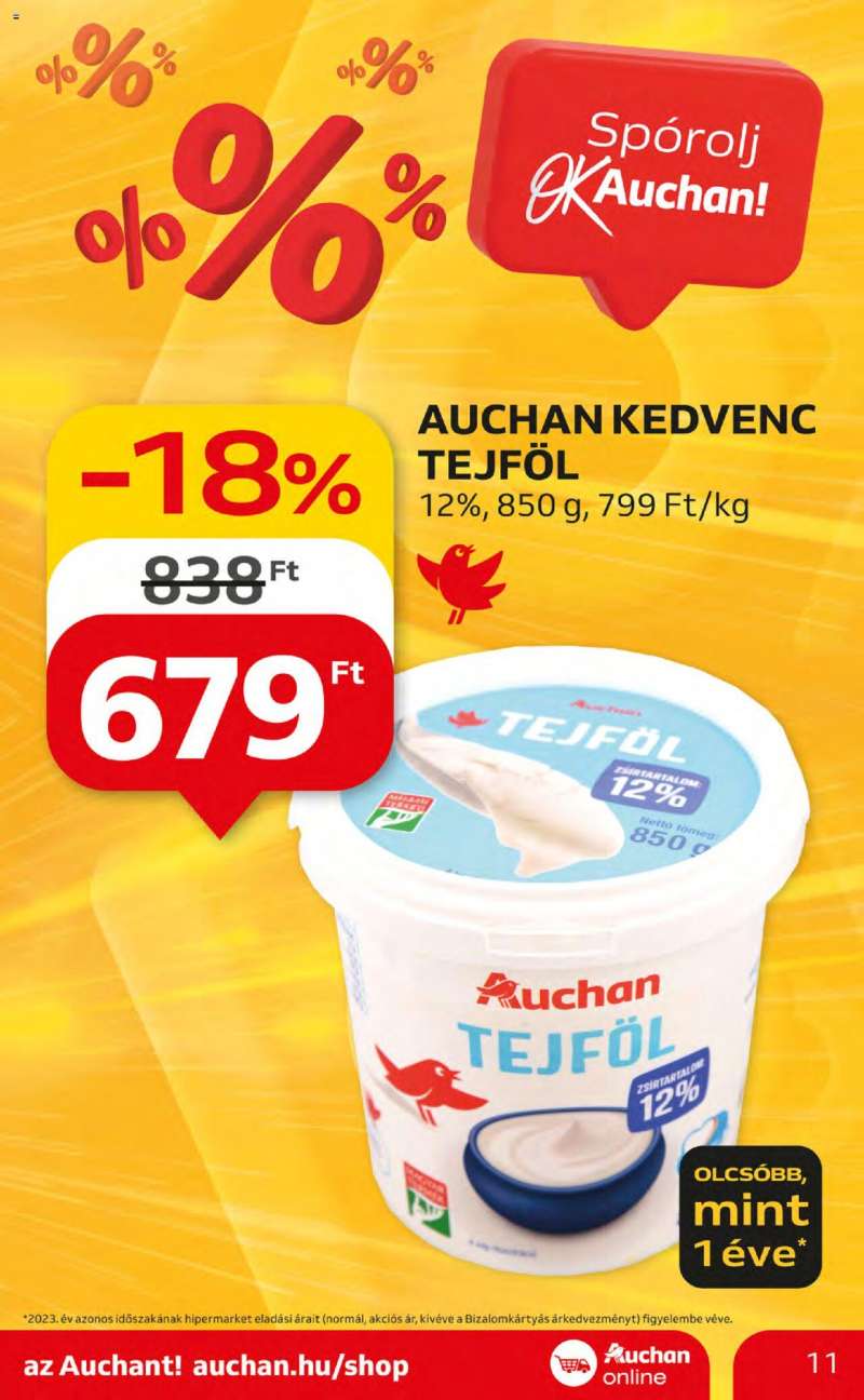 Auchan Akciós újság Auchan 11 oldal
