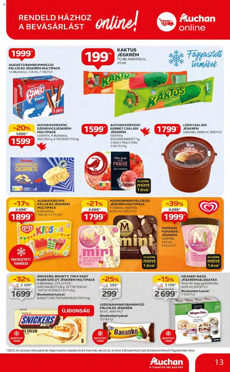 Auchan Akciós újság Auchan 12 oldal
