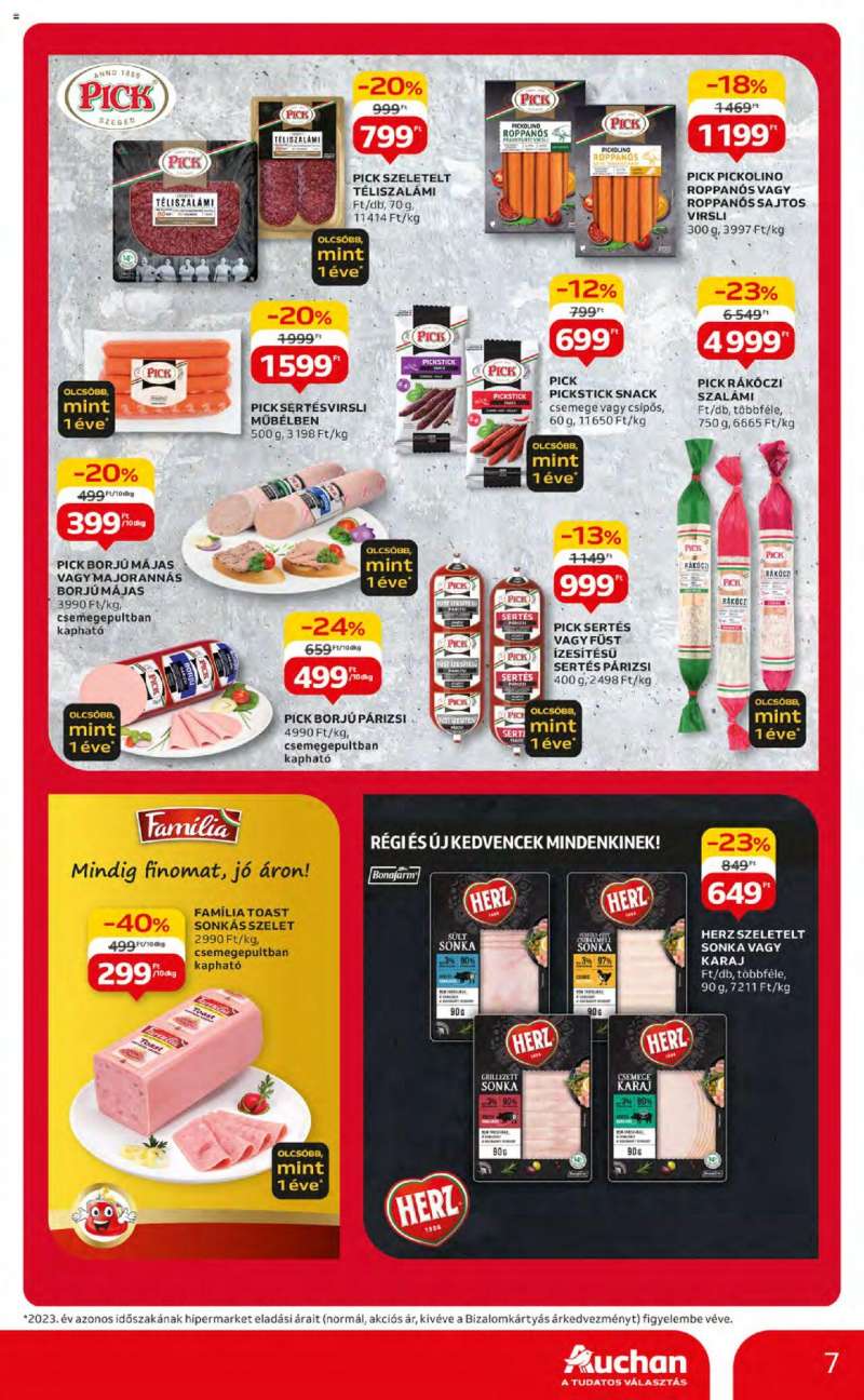 Auchan Akciós újság Auchan 7 oldal