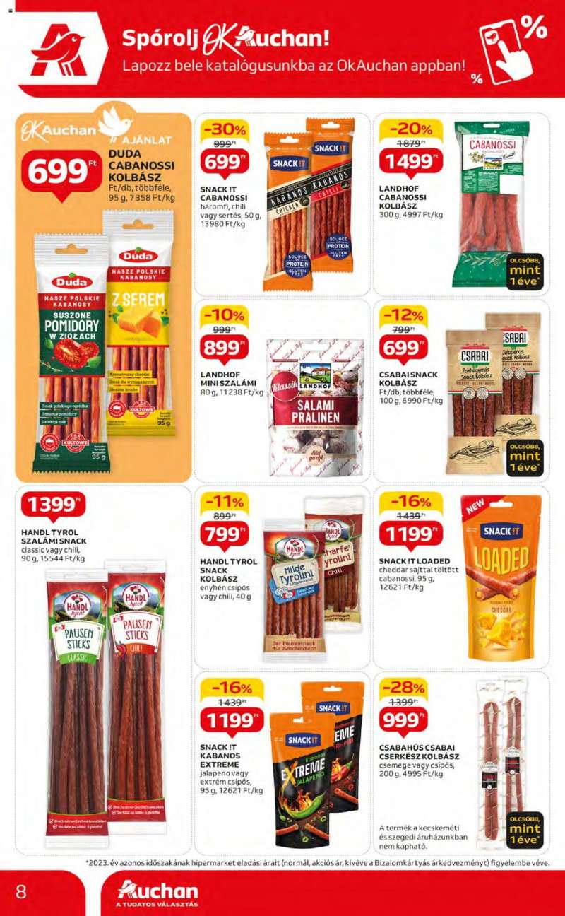Auchan Akciós újság Auchan 8 oldal