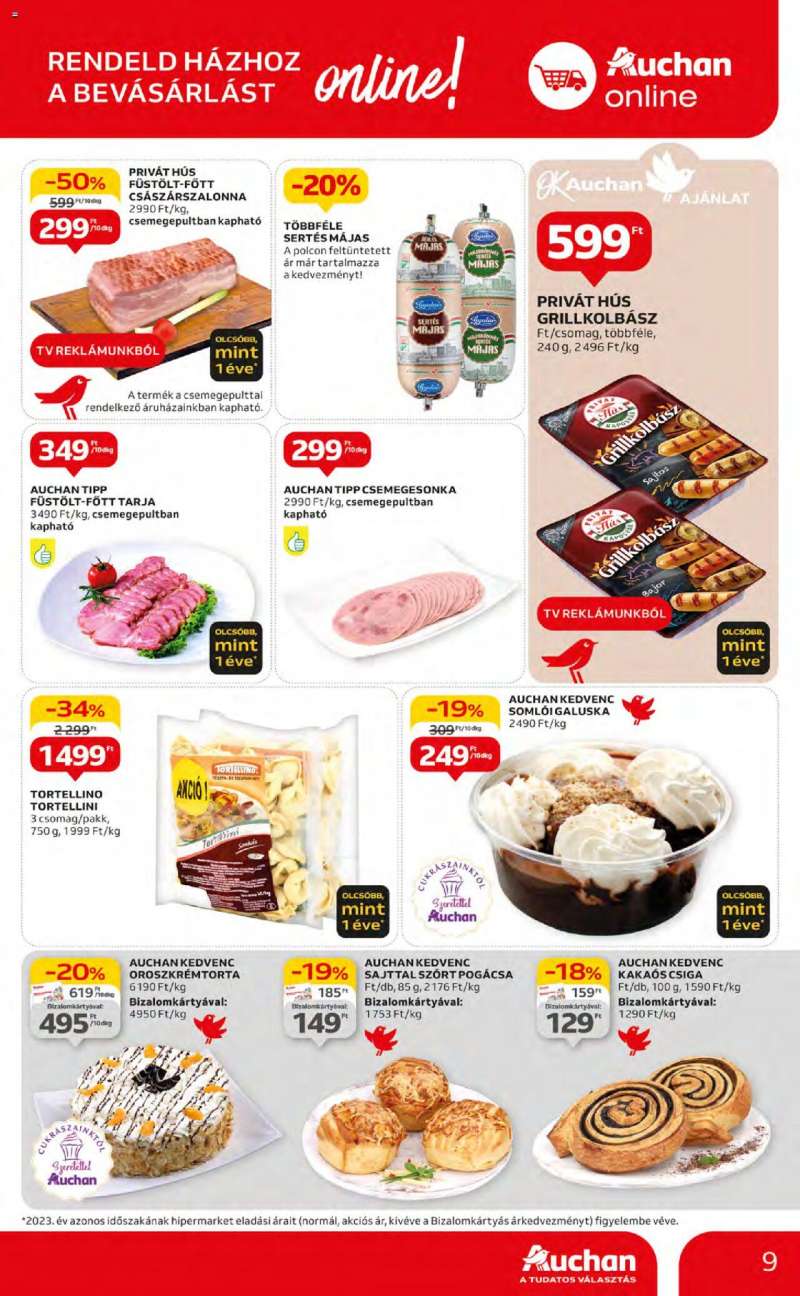 Auchan Akciós újság Auchan 9 oldal