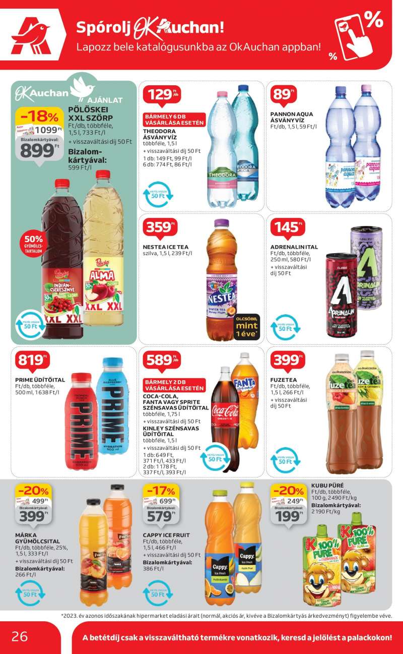 Auchan Dunakeszi Akciós Újság Auchan 26 oldal