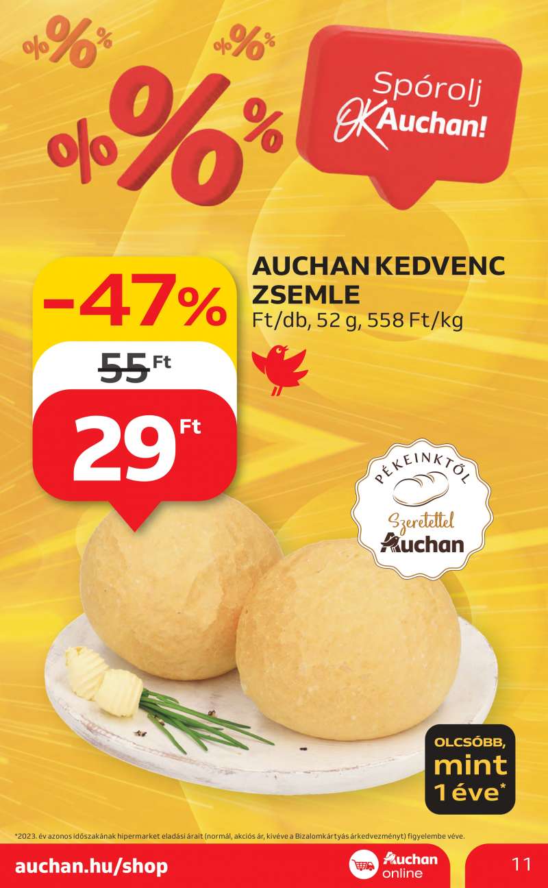 Auchan Akciós újság Auchan 11 oldal