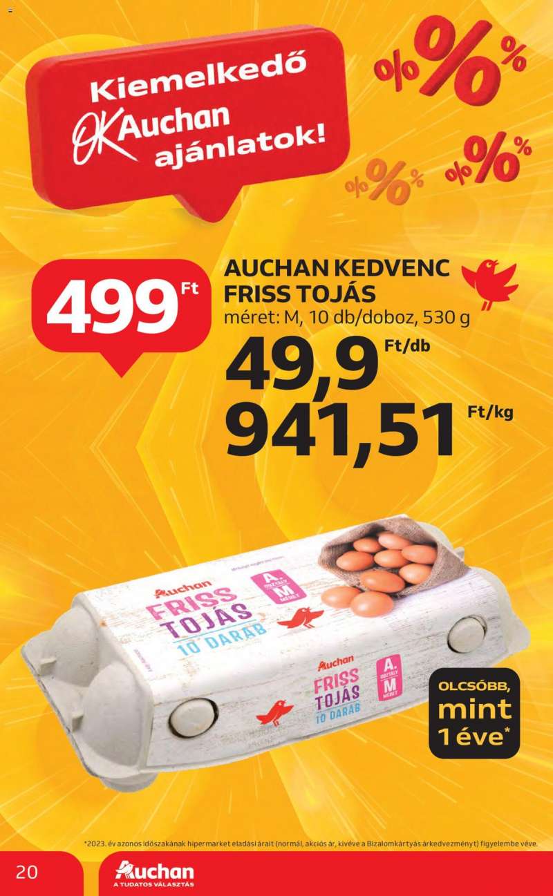 Auchan Akciós újság Auchan 20 oldal