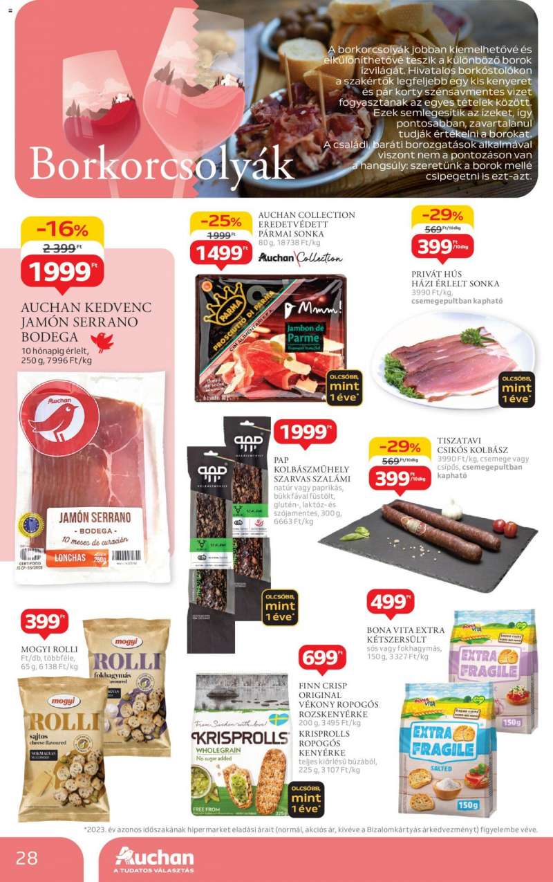 Auchan Bor ajánlataink / Hipermarket 28 oldal