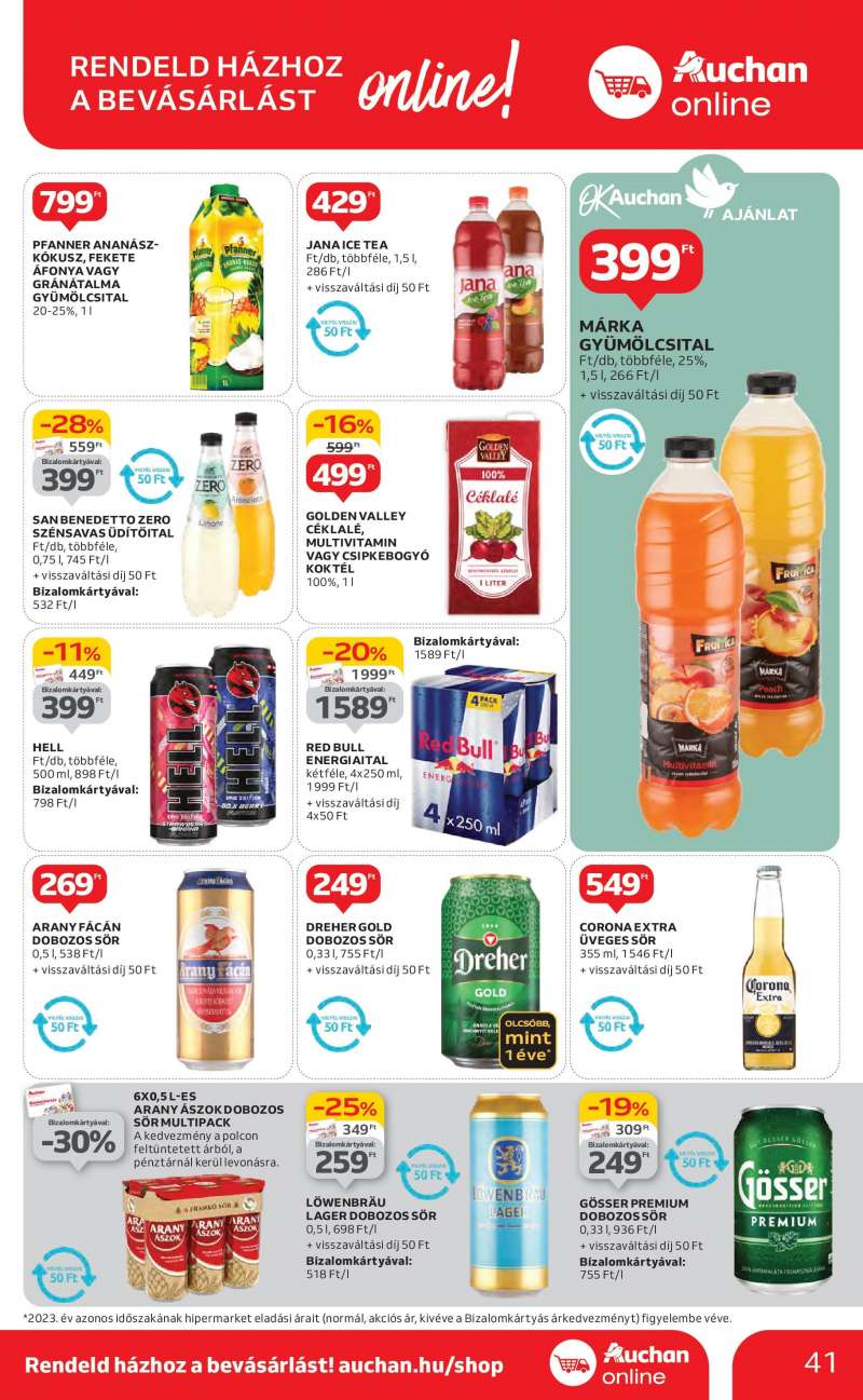 Auchan Győr Akciós Újság Auchan 41 oldal