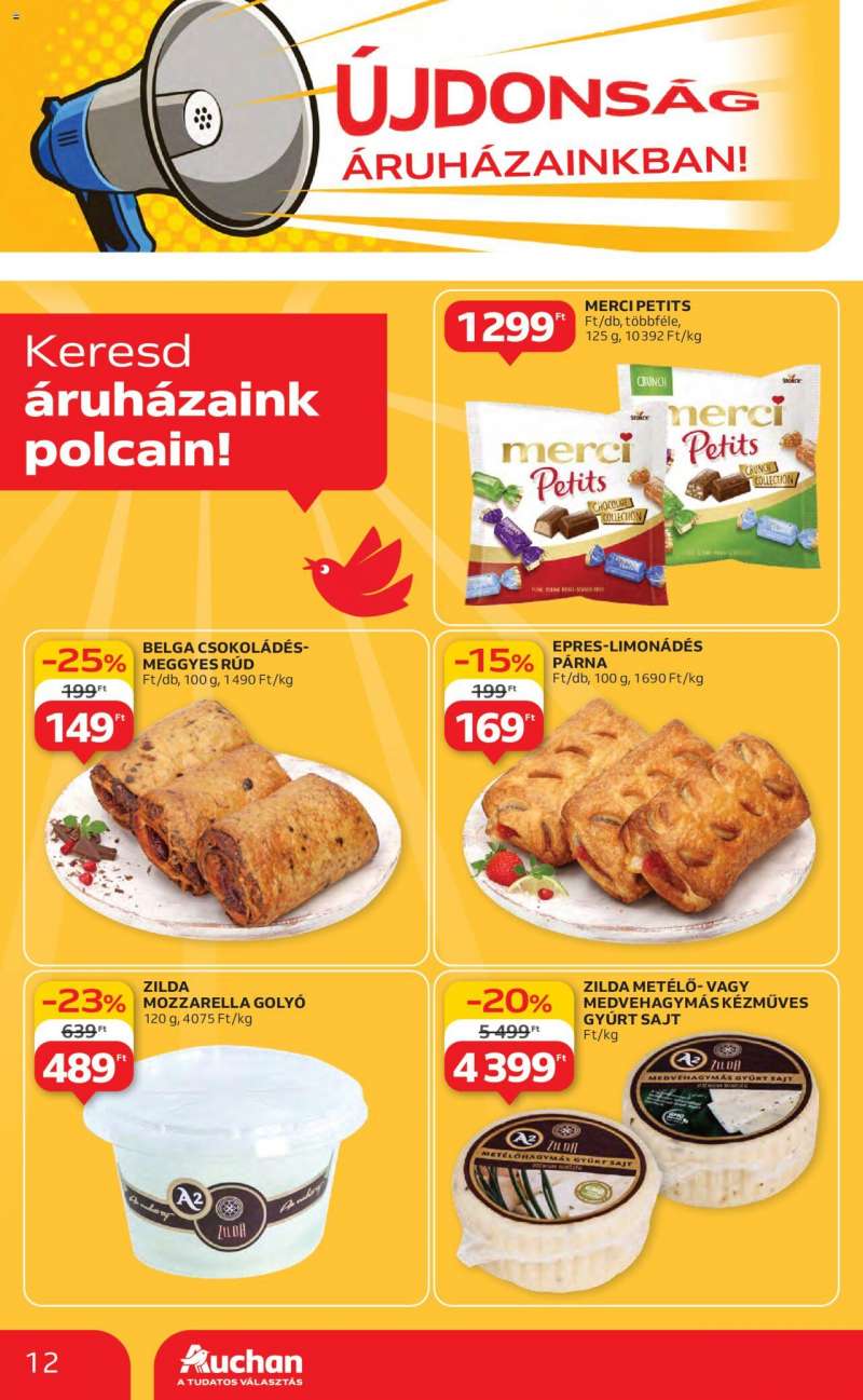 Auchan Akciós újság Auchan 12 oldal