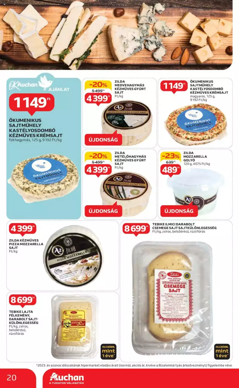 Auchan Akciós újság Auchan 20 oldal