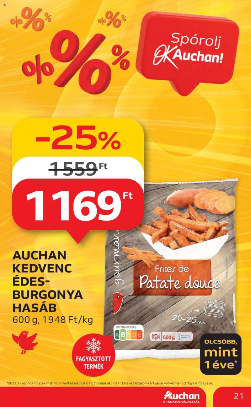 Auchan Akciós újság Auchan 21 oldal