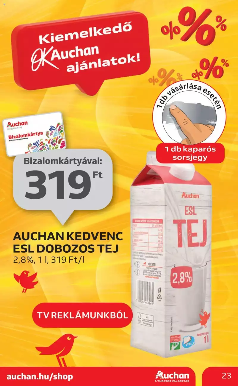 Auchan Akciós újság Auchan 23 oldal