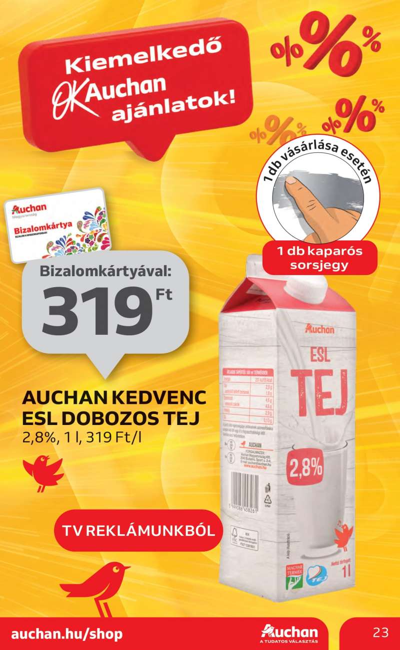 Auchan Akciós újság Auchan 23 oldal