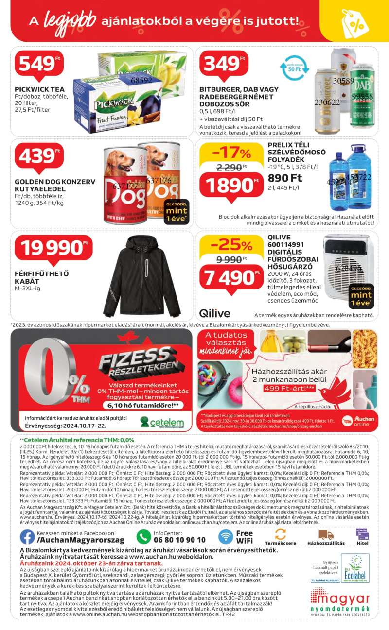 Auchan Akciós újság Auchan 62 oldal