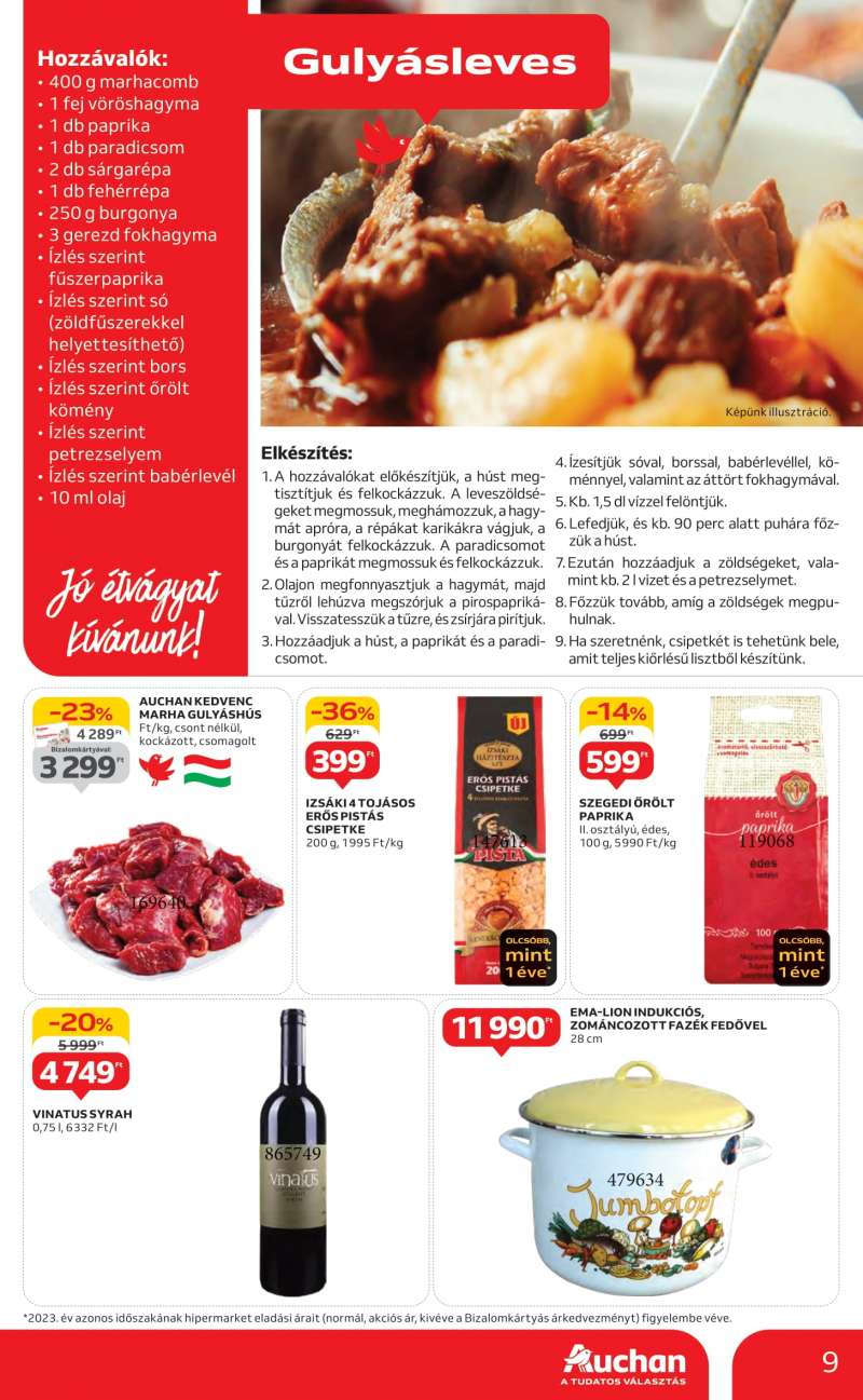 Auchan Akciós újság Auchan 9 oldal