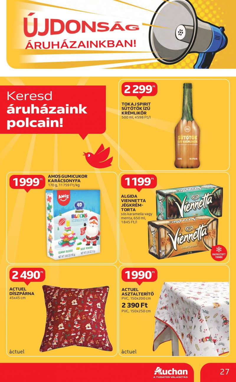 Auchan Akciós újság Auchan 27 oldal