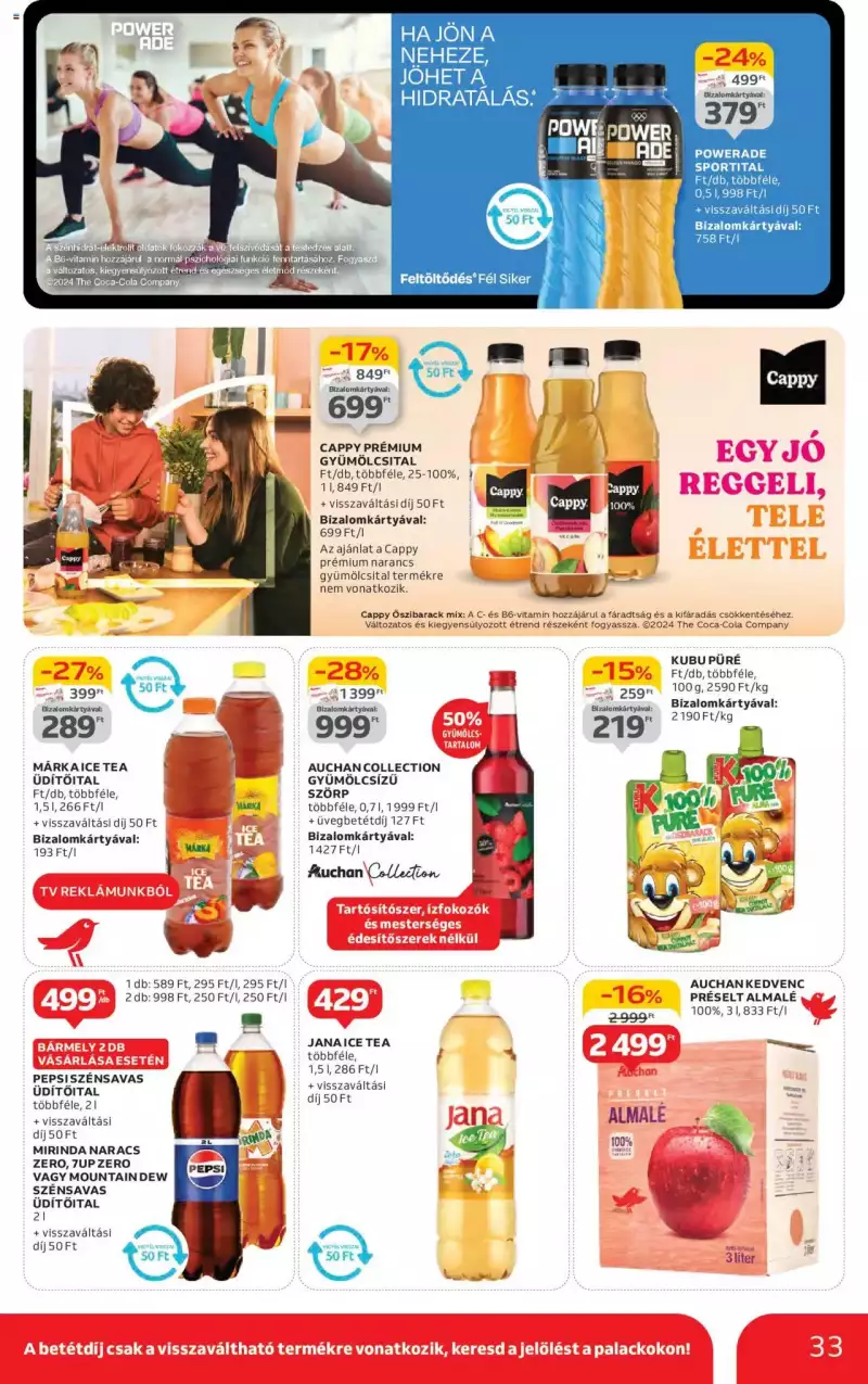 Auchan Akciós újság Auchan 33 oldal