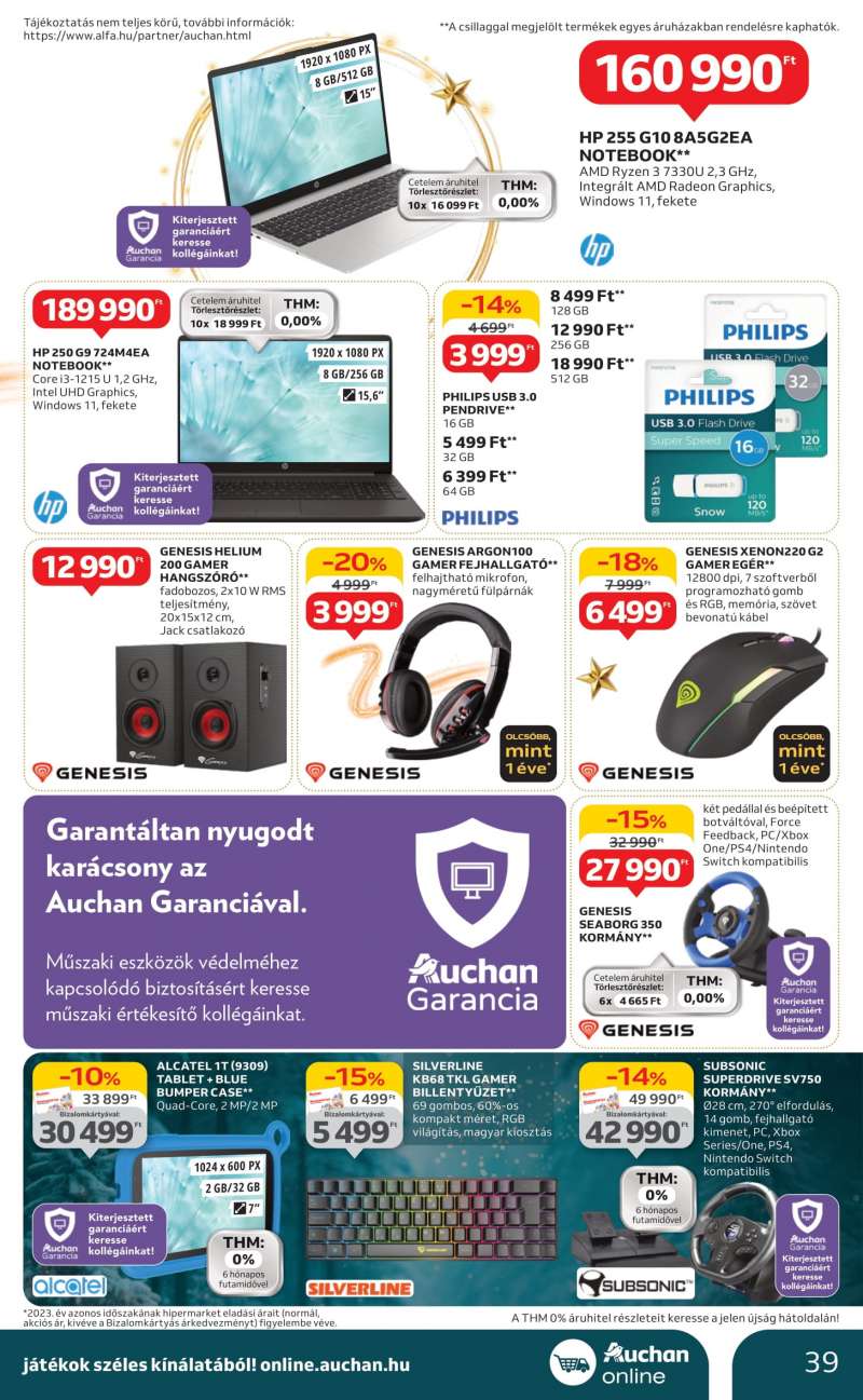 Auchan Auchan Karácsonyi játék ajánlataink / Hipermarket 39 oldal