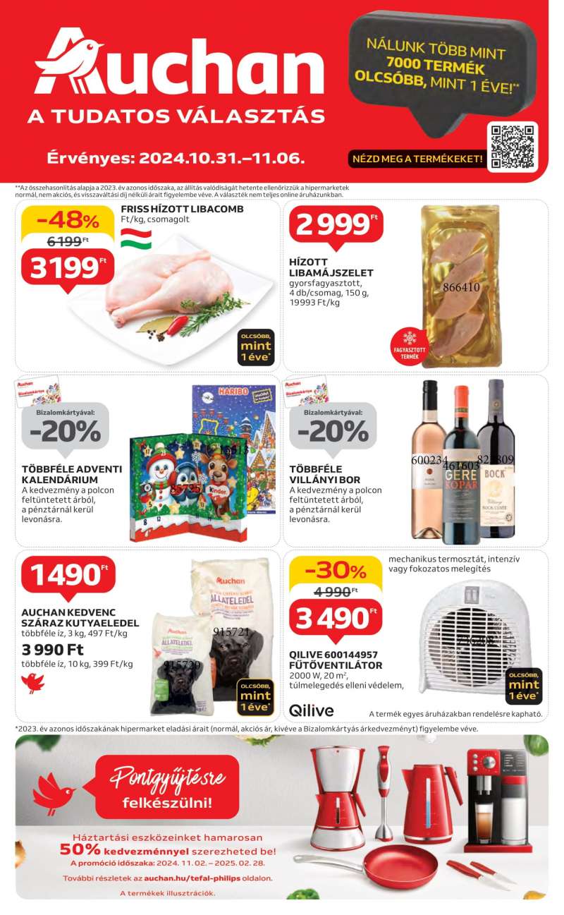 Auchan Akciós újság Auchan Hipermarket 1 oldal