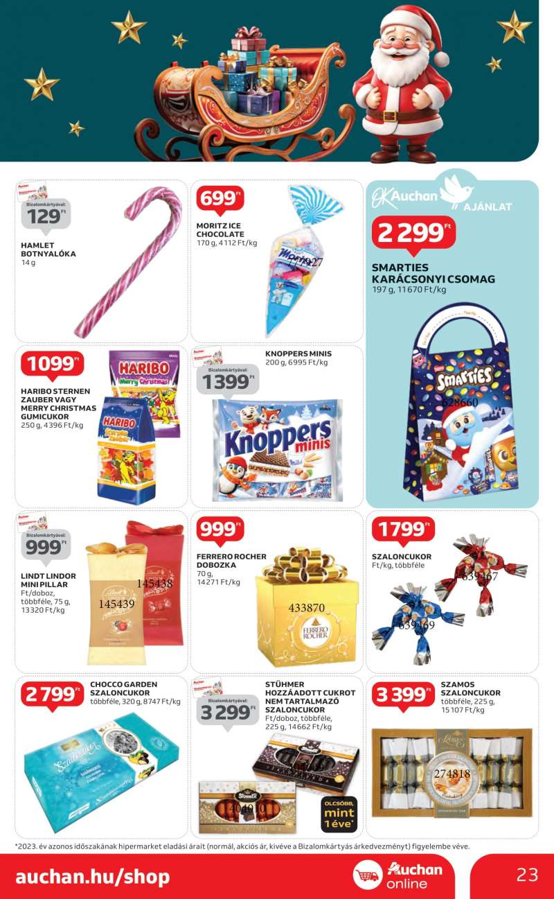 Auchan Akciós újság Auchan Hipermarket 23 oldal