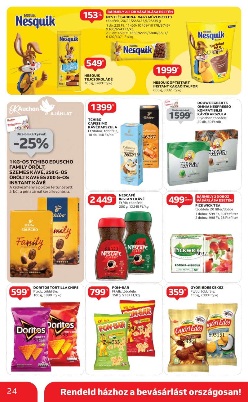 Auchan Akciós újság Auchan Hipermarket 24 oldal