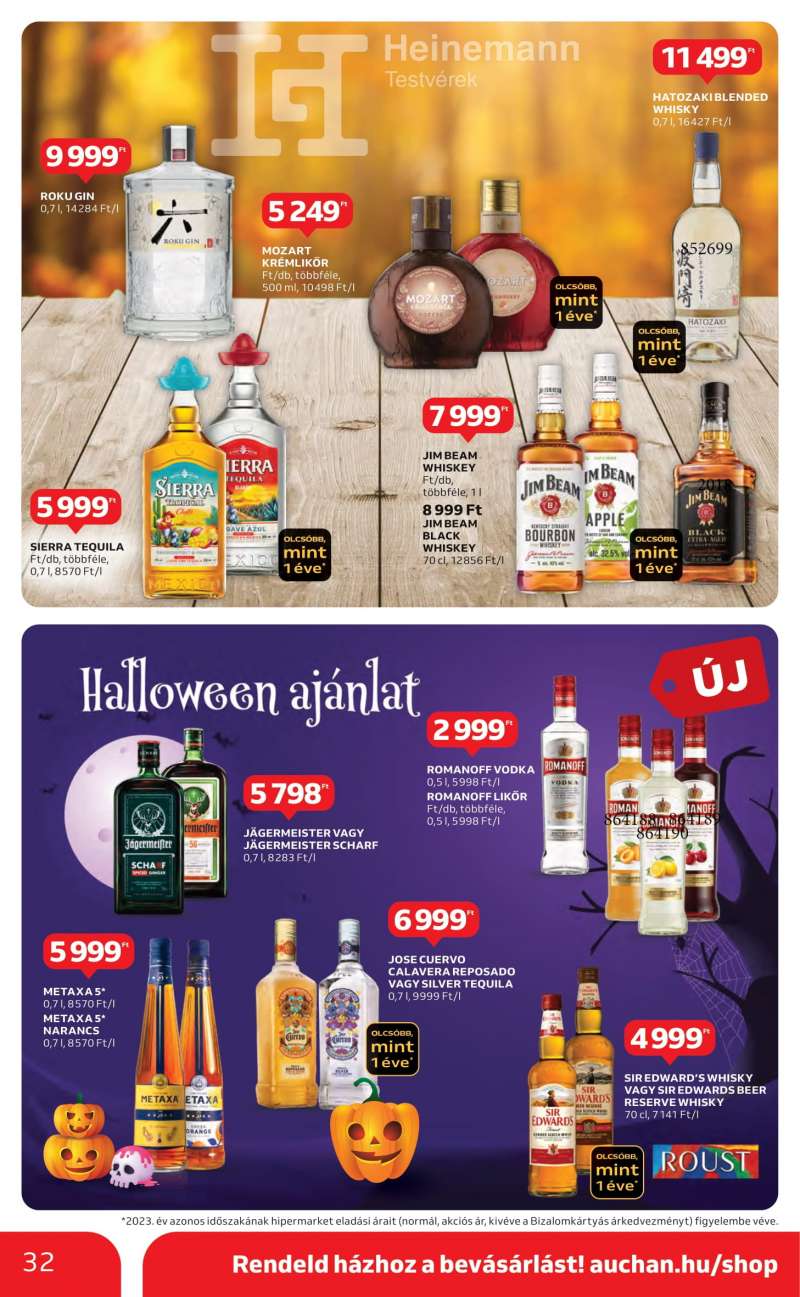 Auchan Akciós újság Auchan Hipermarket 32 oldal