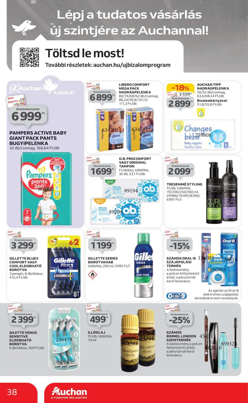 Auchan Akciós újság Auchan Hipermarket 38 oldal