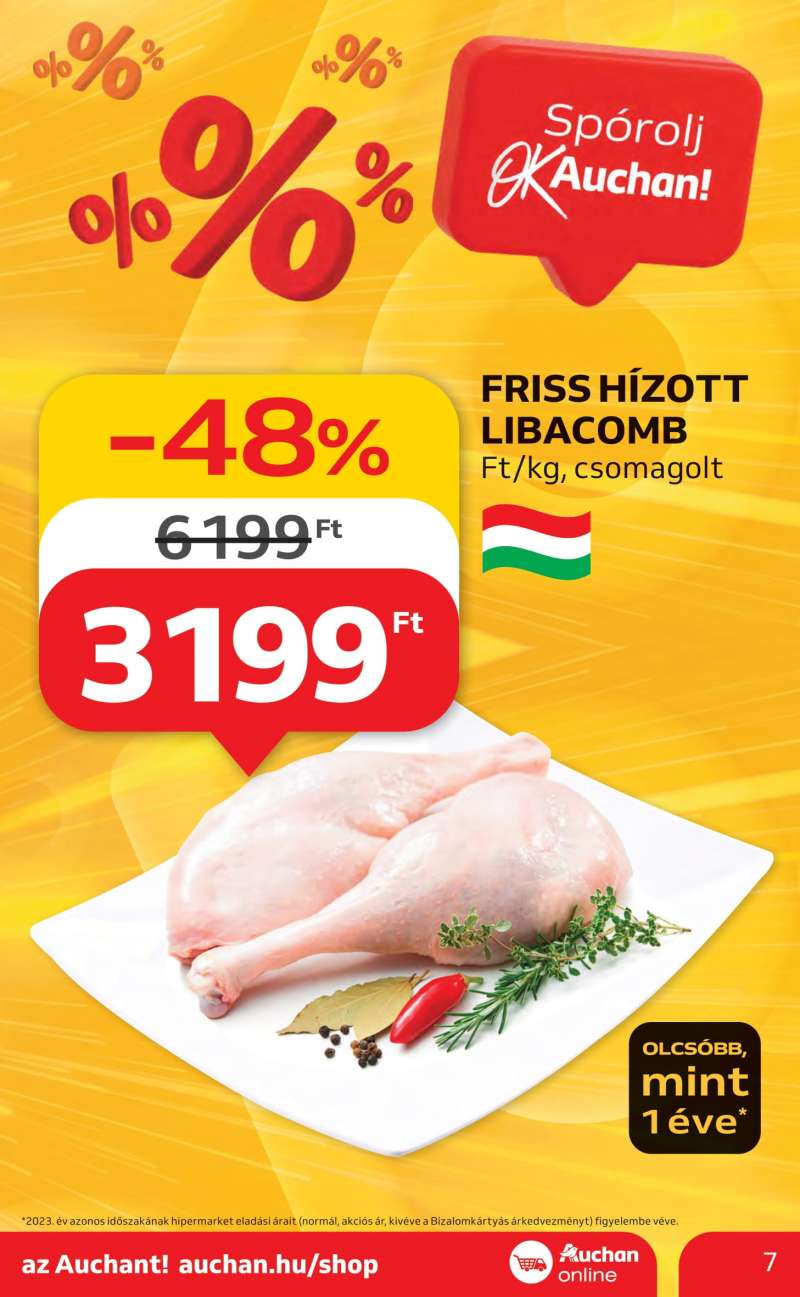 Auchan Akciós újság Auchan Hipermarket 7 oldal