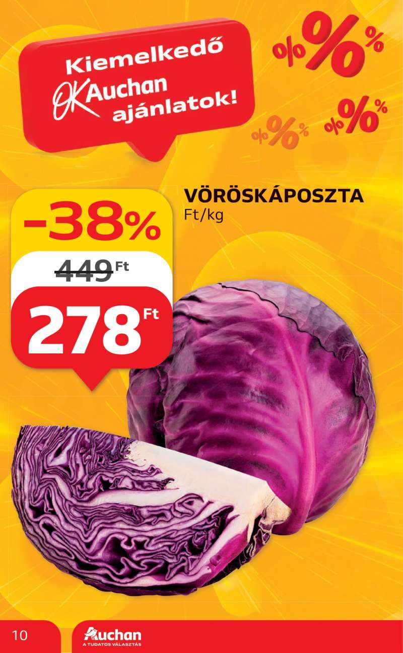 Auchan Akciós Újság 10 oldal