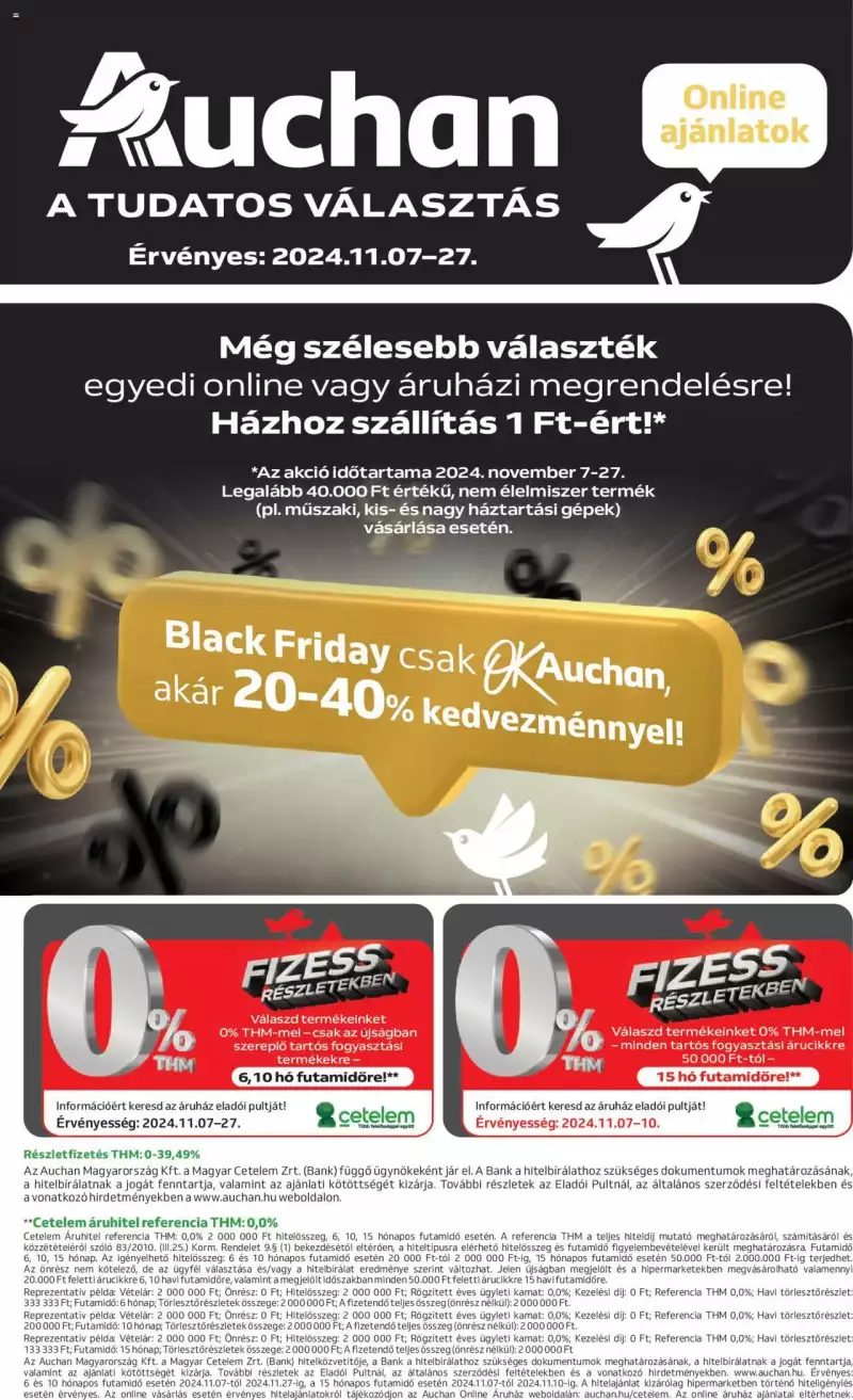 Auchan Black Friday 1 oldal