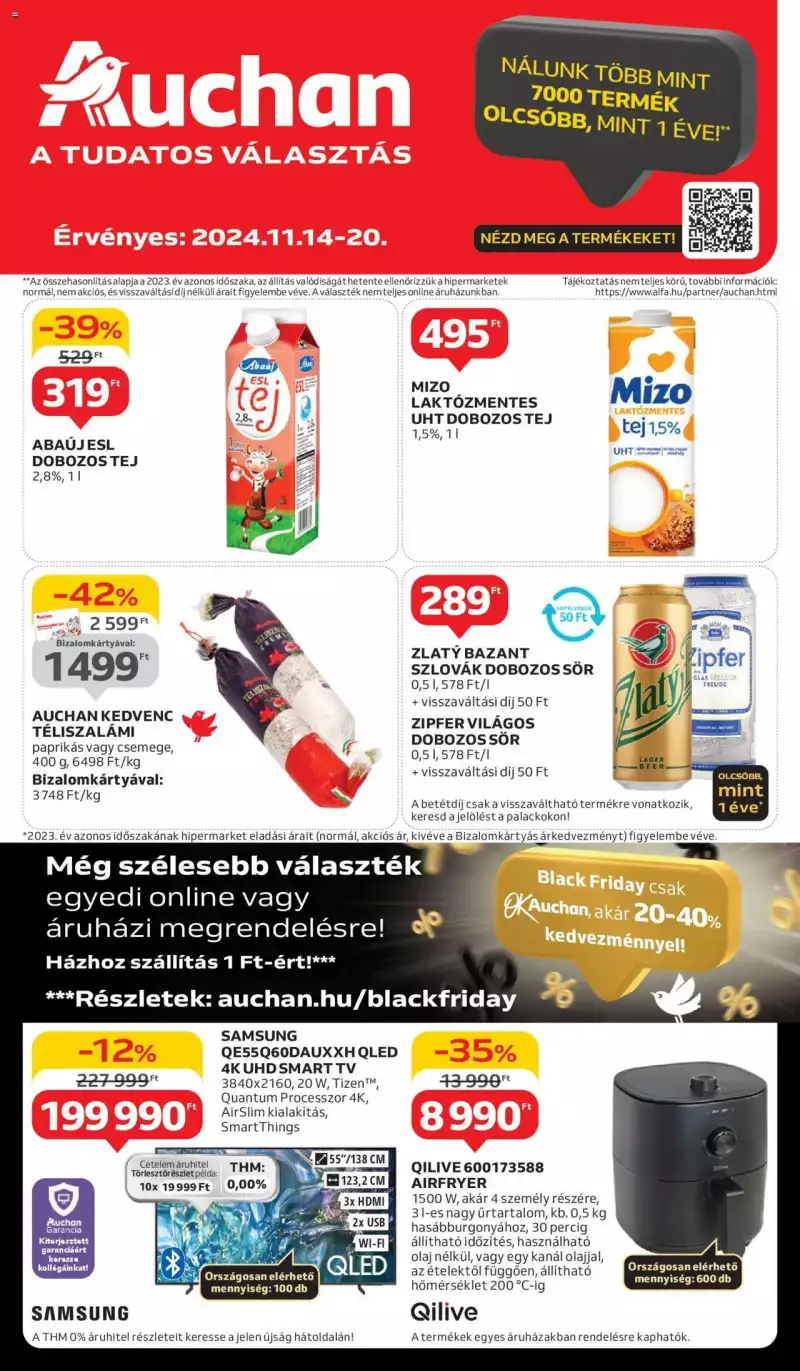 Auchan Black Friday 1 oldal