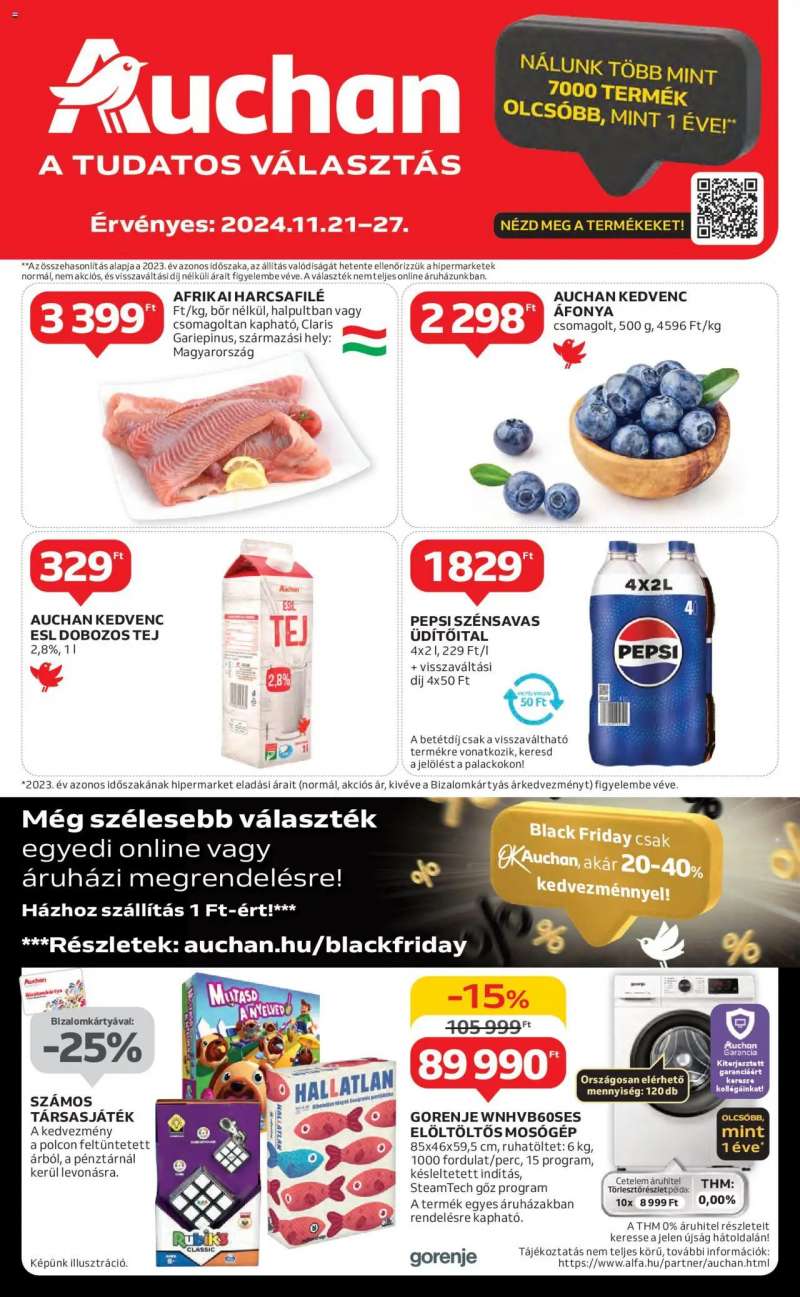 Auchan Black Friday 1 oldal