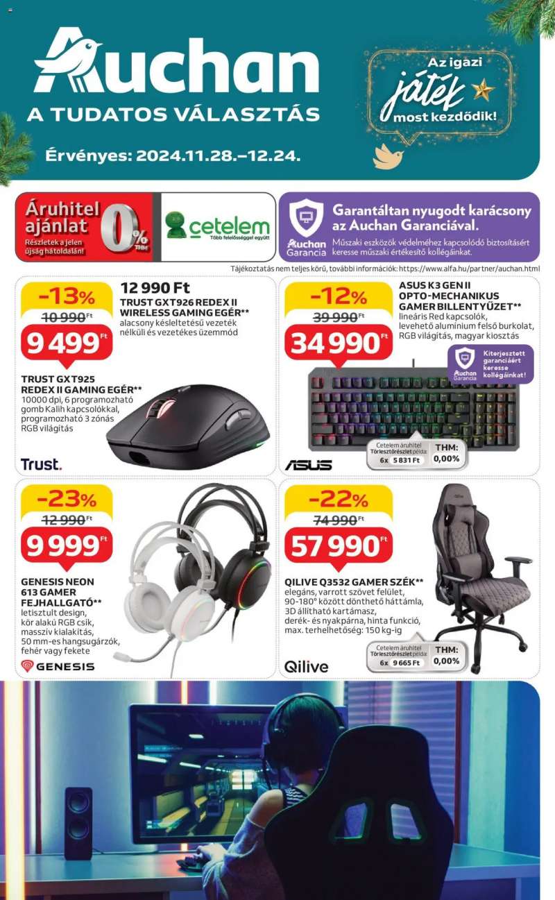 Auchan Karácsonyi Gamer Ajánlataink 1 oldal