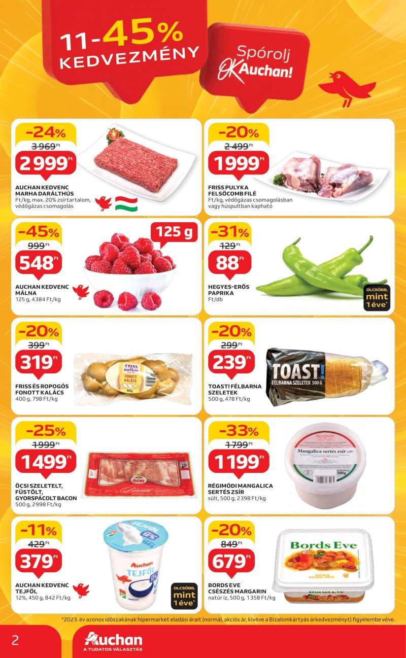 Auchan Akciós Újság Hipermarket 2 oldal