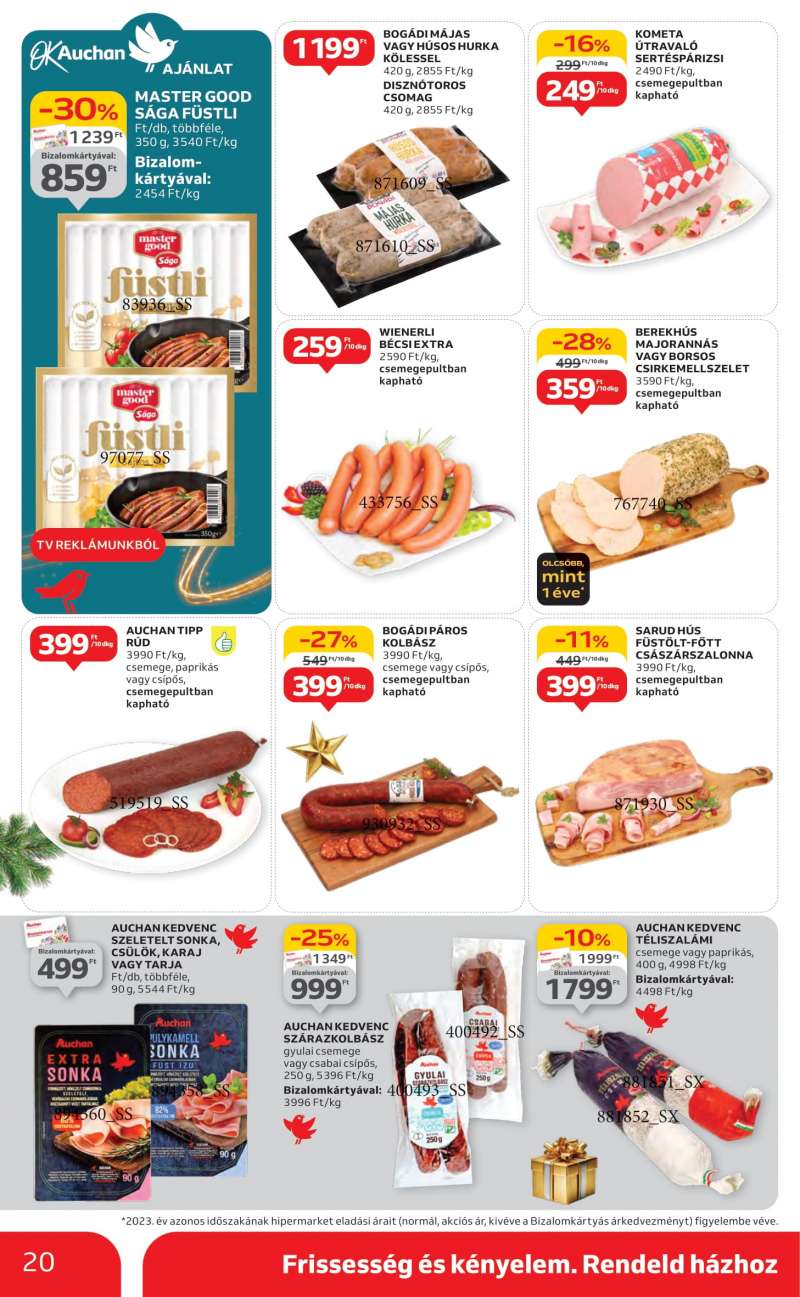 Auchan Akciós Újság Hipermarket 20 oldal