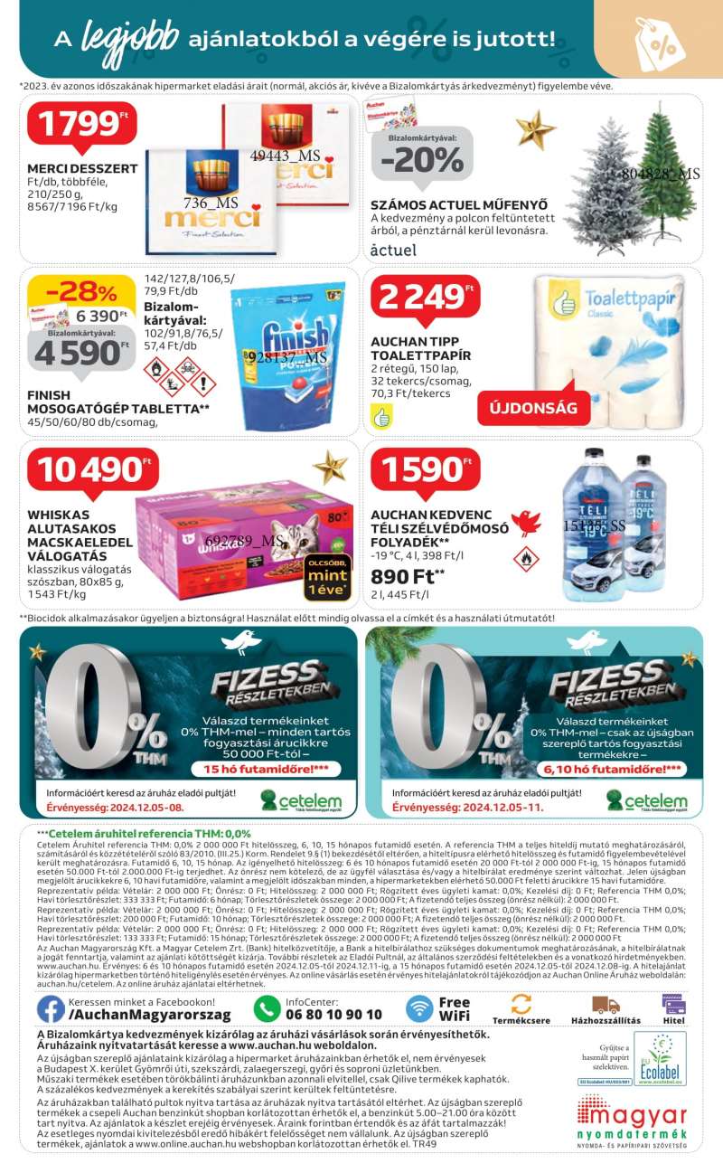 Auchan Akciós Újság Hipermarket 74 oldal