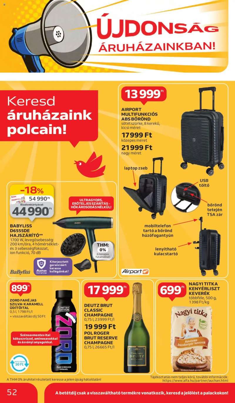 Auchan Akciós újság Auchan 52 oldal