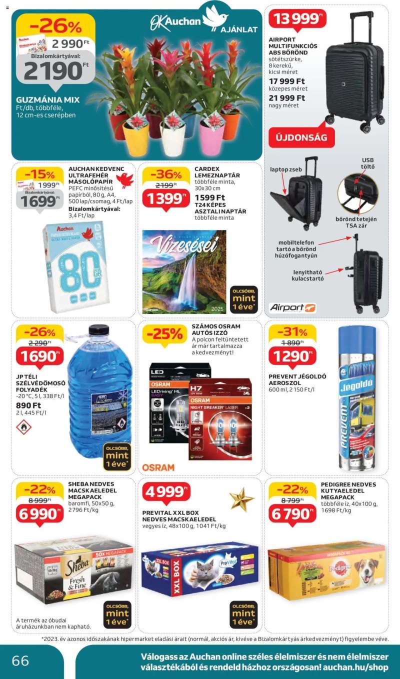 Auchan Akciós újság Auchan 66 oldal