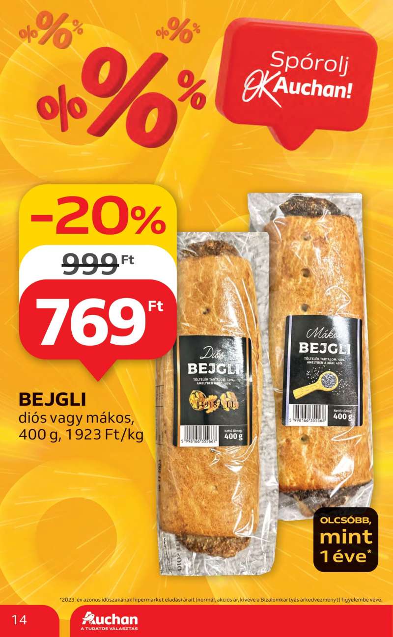 Auchan Akciós Újság Hipermarket 14 oldal