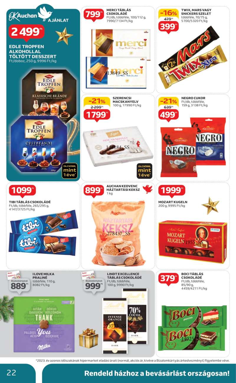 Auchan Akciós Újság Hipermarket 22 oldal